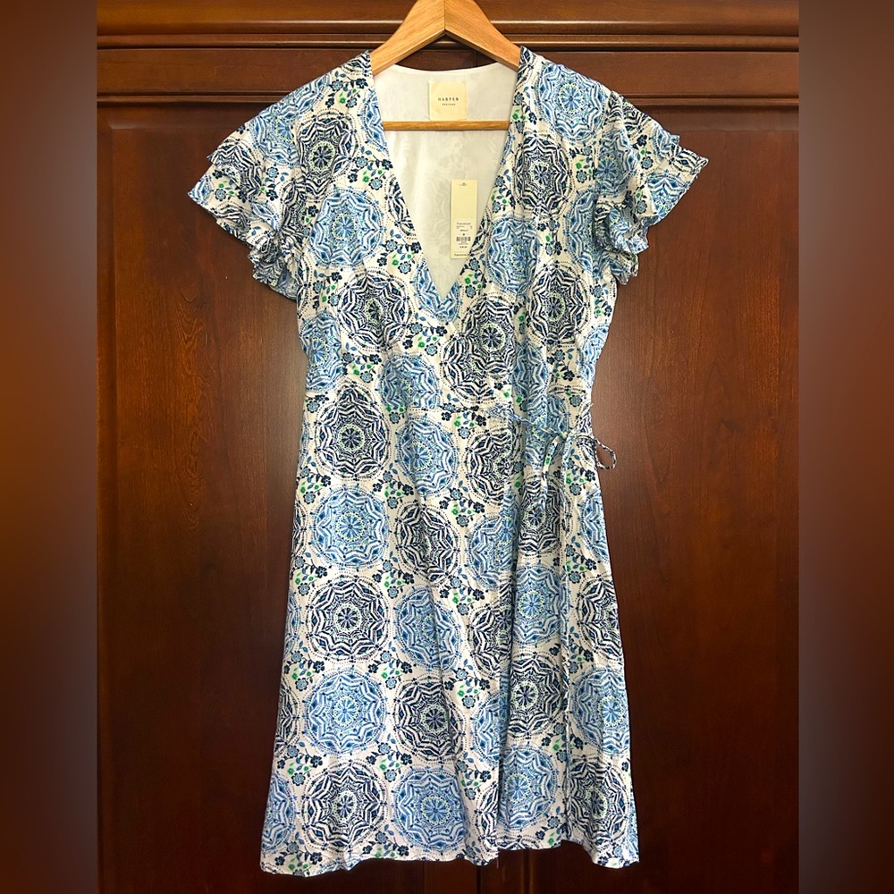 Francesca’s Harper Heritage Wrap Dress size M